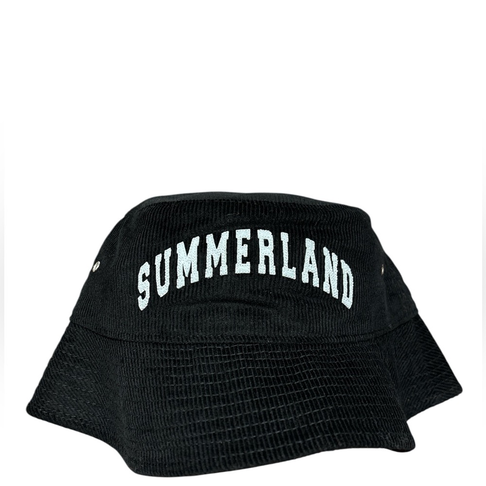 Nahmias Summerland Black Bucket Hat with White Embroidery
One size fit most NWOT
